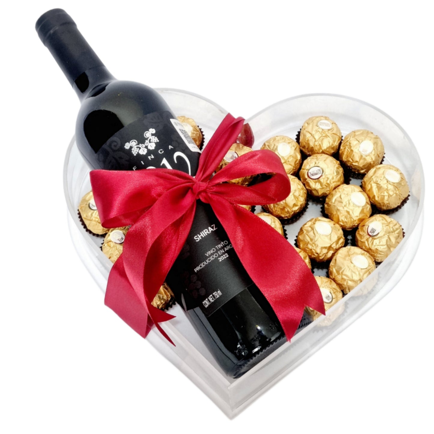 Corazón Vino Tinto Valentines